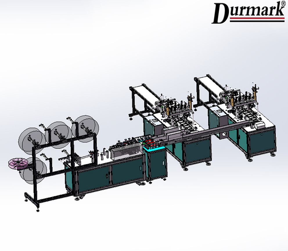 DMK-180 Automatic outer mask making machine (1+2)